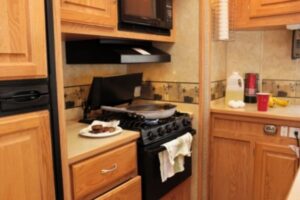 caravan-kitchen-with-microwave